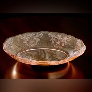 Pink & Blue Depression Glass Candy or Trinket Dishes